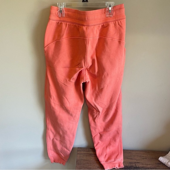 Lululemon Scuba Joggers Pockets Stretch Fabricc Drawstring Waist Size 6 Orange - Picture 6 of 6